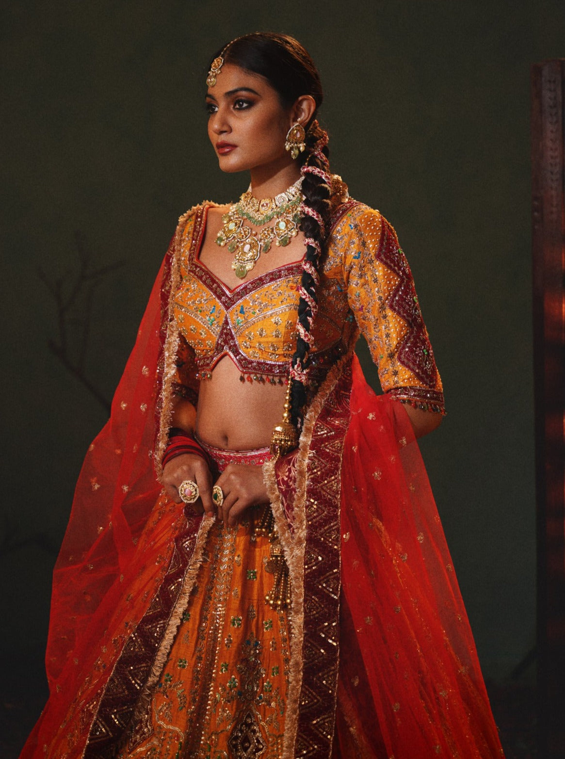 Ranja Lehenga Blouse and Dupatta