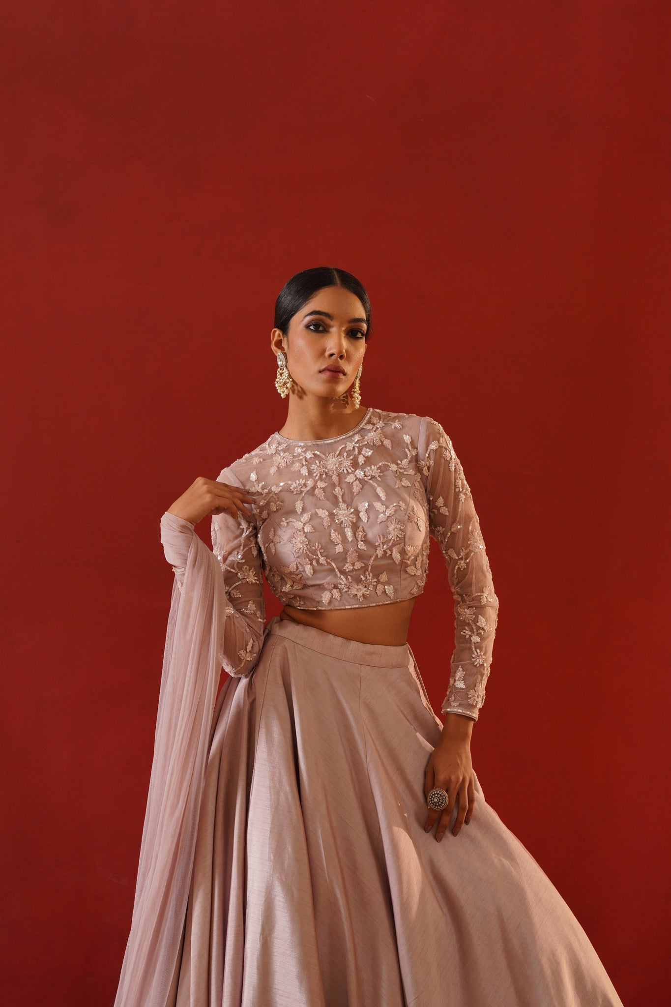 Blush Pink Lehenga Choli set