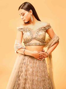 Grey Lehenga Set